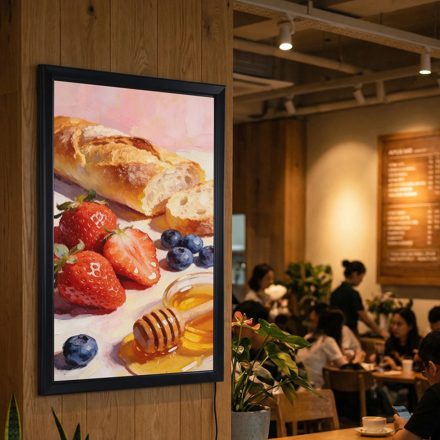 Wall Mounted LED Lightbox Frame 15.7 X 23.6in/ 23.6 X 35.4in with Dimmer Switch