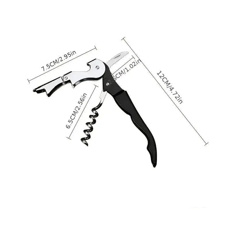1-Pack Easy Grip Opener - New Year's Eve Party Prep for Bottles and Jars in Silver Finish