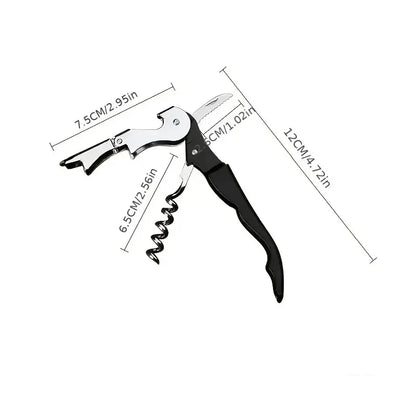 1-Pack Easy Grip Opener - New Year's Eve Party Prep for Bottles and Jars in Silver Finish
