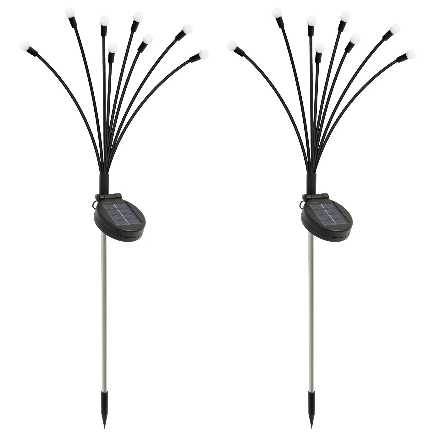 8-Head Solar Firefly LED Lights ,Waterproof High Flexibility Yard Patio Pathway Holiday