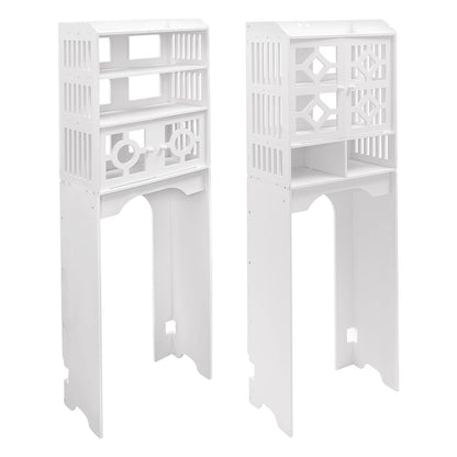 Bathroom Floor Cabinet, 4 Tier Over The Toilet Storage