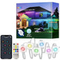 Smart Permanent Outdoor Lights for Eaves, IP67 Waterproof Light String with App Remote Control, Music Sync for House Roof Decor