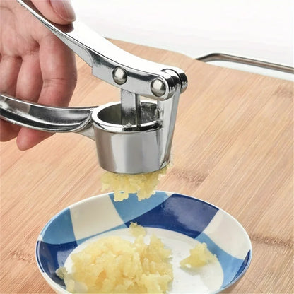 Durable Aluminum Commercial Heavy Duty Garlic Press