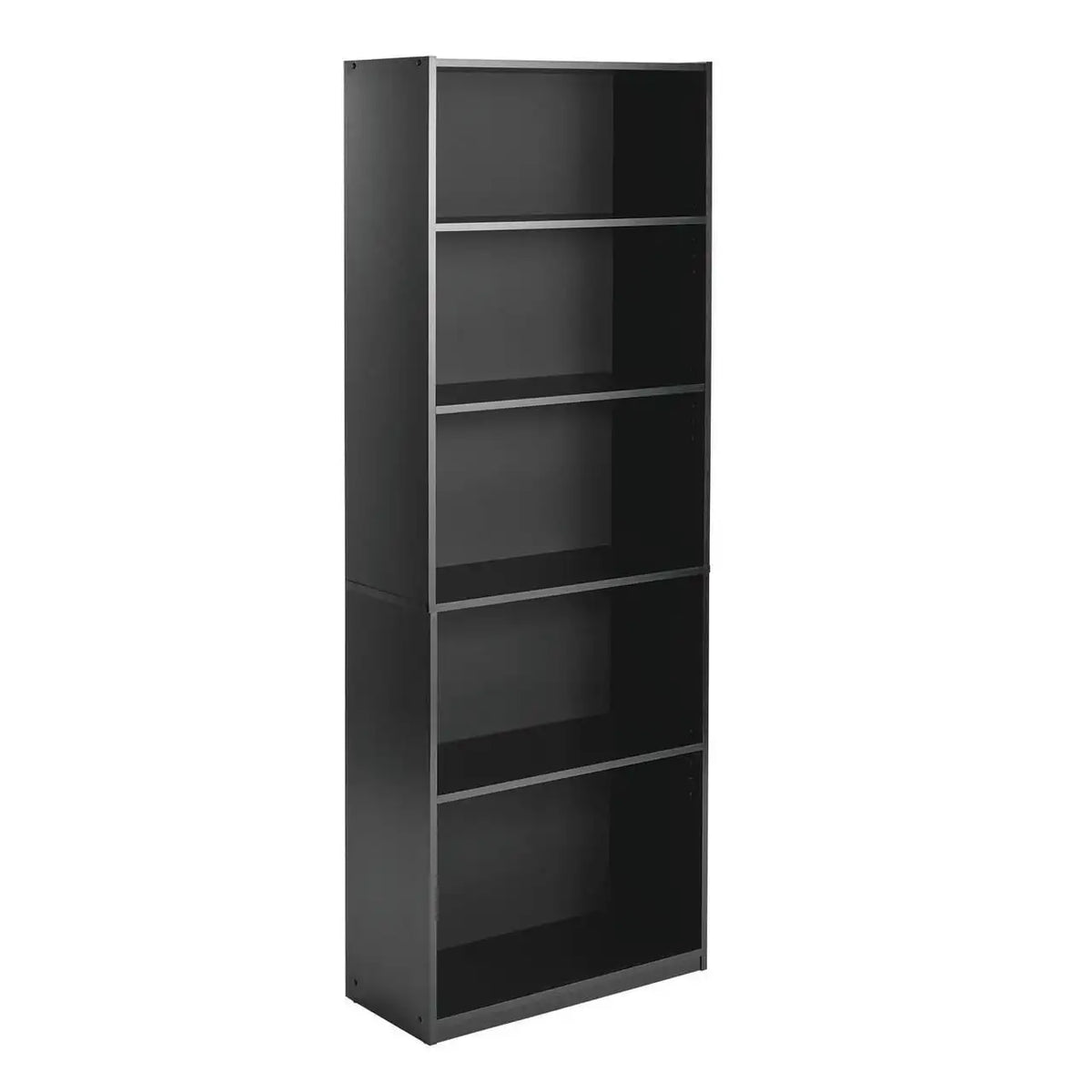 Mainstays 5-Shelf Bookcase with Adjustable Shelves, White