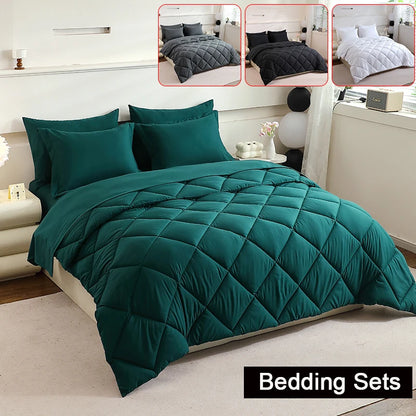 5pcs/7pcs Bedding Sets - Comforter ,Flat Sheet ,Fitted Sheet and Pillowcases