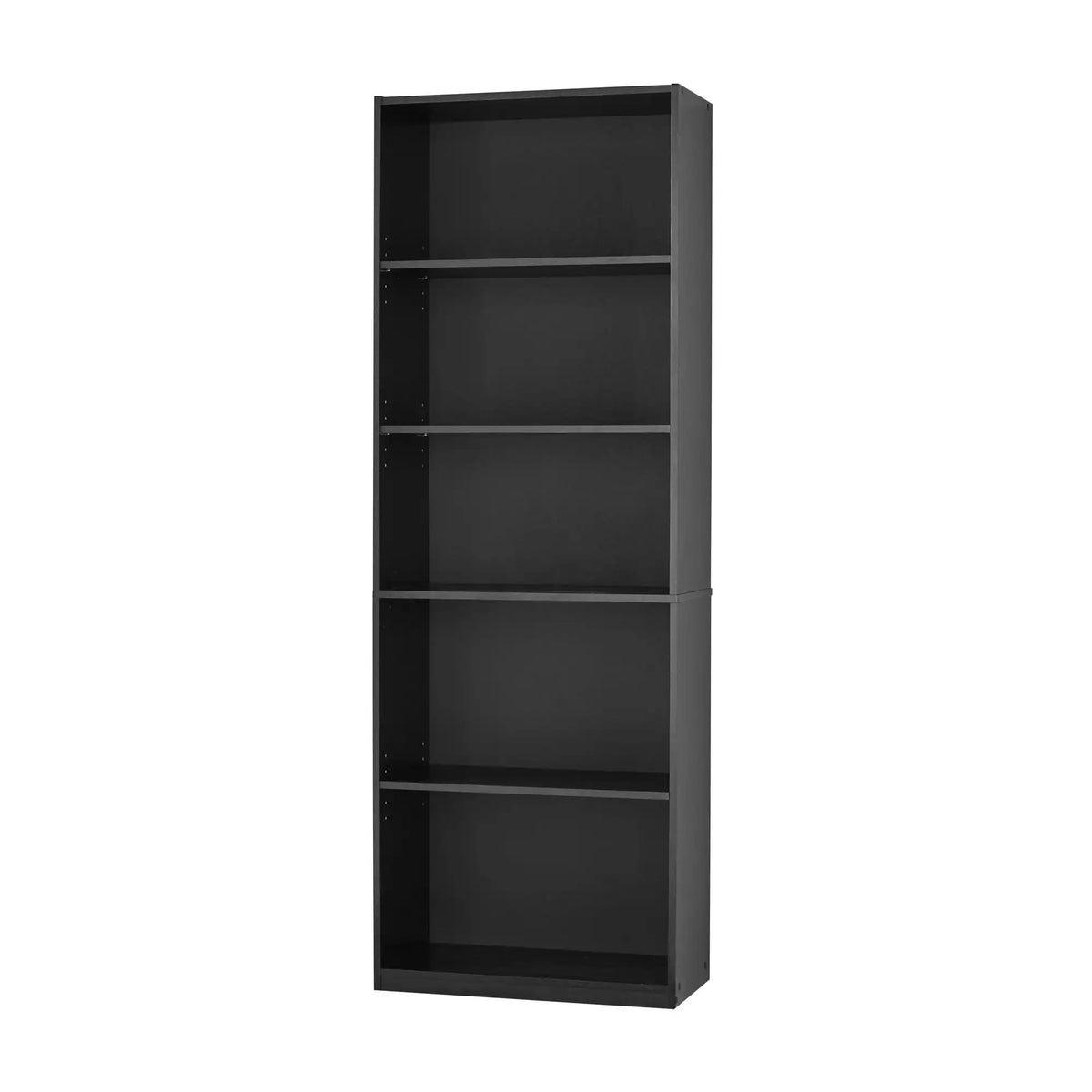 Mainstays 5-Shelf Bookcase with Adjustable Shelves, White