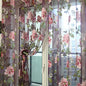 2PCS 100x200cm 3D Tulle Panel Draperies, Luxury Sheer