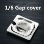 Square pot Kitchen Pans, 304 stainless steel 1/9 1/6 1/4 1/3 Food Chafing pans, Buffet Containers Lid 0.7 mm