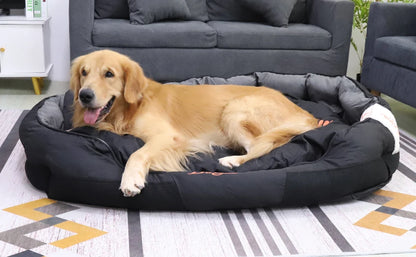 XXL XL Large Orthopedic Sofa Dog Bed, Waterproof, Washable Removable Cushion