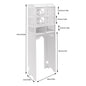 Bathroom Floor Cabinet, 4 Tier Over The Toilet Storage