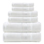 Luxury 6 Piece Towel Set, 2 Bath Towels 2 Hand Towel 2 Washcloths, 100% Cotton Turkish Towels