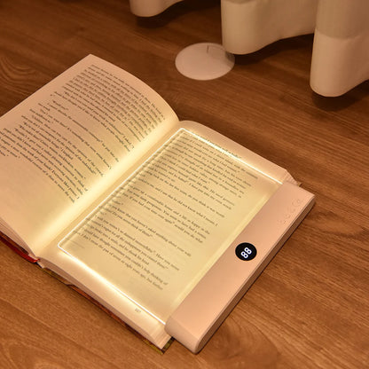 Book Light, LED,  Rechargeable, 3 Colors & Timer, Dimmable Panel