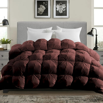 Luxurious All-Season Goose Down Feather Comforter, Duvet Insert