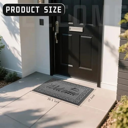 Welcome Mat, Heavy Duty for Home Entrance, Outdoor Indoor