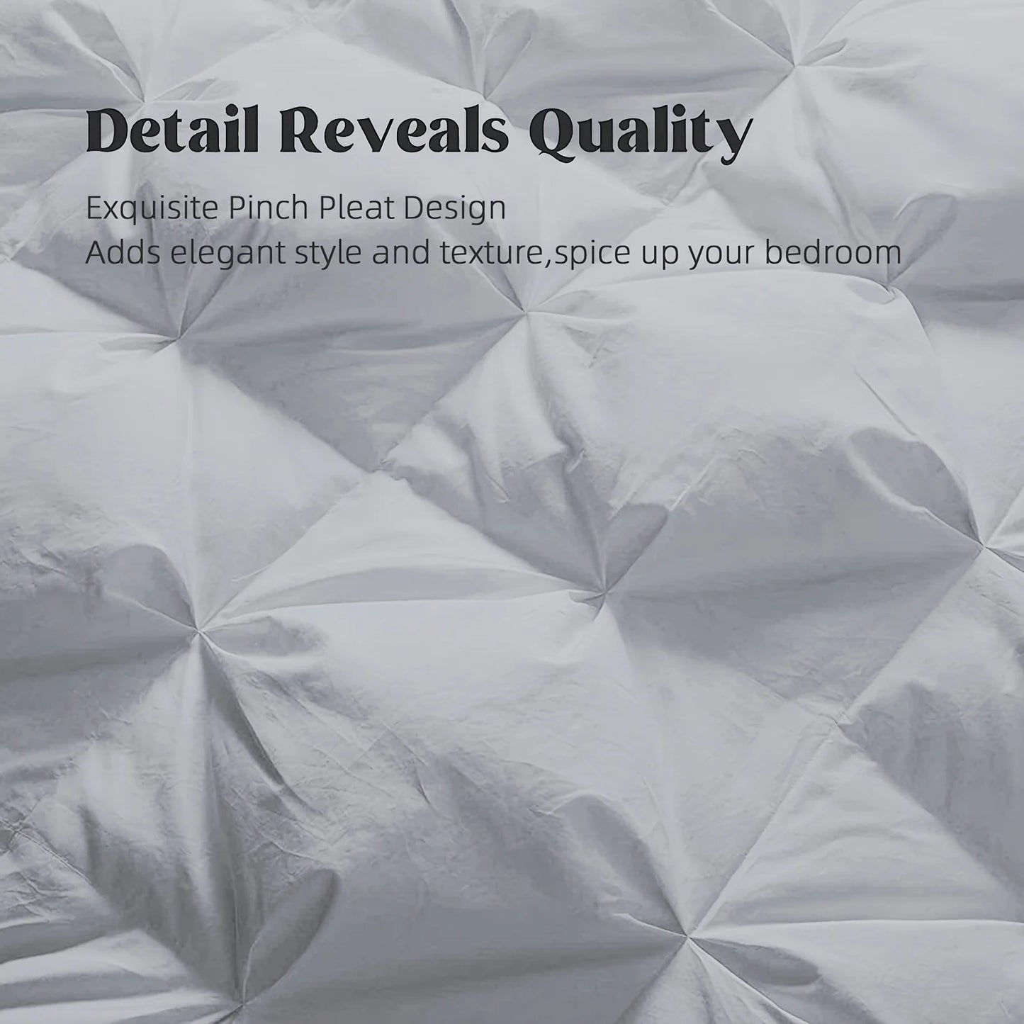 Luxurious All-Season Goose Down Feather Comforter, Duvet Insert
