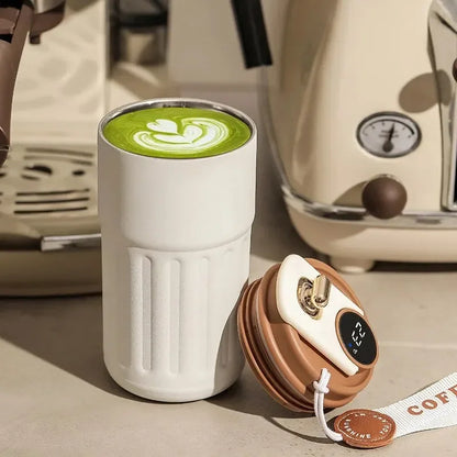 450ML Stainless Steel Thermo Water Bottle, LED Temperature Display Coffee Cup