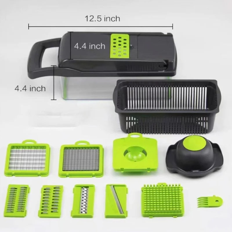 Safe Hand Guard Vegetable Cutter. 33x12cm