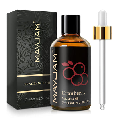 100ml Fragrance Oil, Coconut & Vanilla White Musk Sea Breeze Baby Powder Dragons Blood Sweet Tobacco Freesia for Aromatherapy Diffuser Humidifier Burner, Strawberry Watermelon Cherry Coconut Cranberry