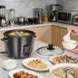 1pc 0.6L 110v Mini Electric Rice Cooker, Durable Metal Housing, Non Stick Coated Metal