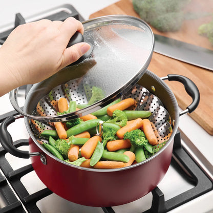 18-Piece Nonstick Cookware Set, Asphalt