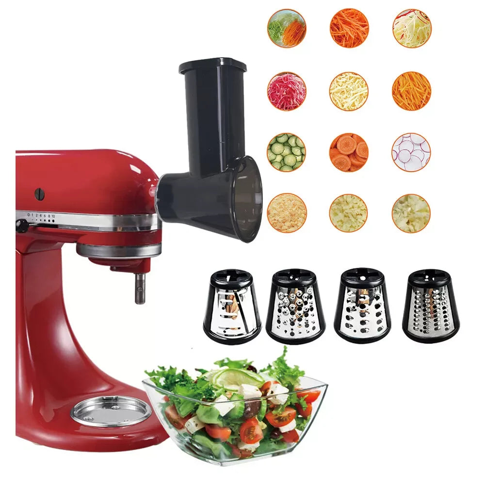 Slicer Shredder Chopper Attachments Cheese Grater Accessories for KitchenAid Stand Mixer