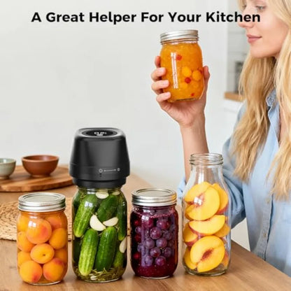 Upgraded Electric Mason Jar Vacuum Sealer, for Canning with Wide and Regular Mouth Mason Lid