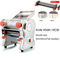 550W Electric Pasta Maker Noodle Machine, Dumpling Skin Roller, Full Stainless Steel Dual Knife Noodle Maker