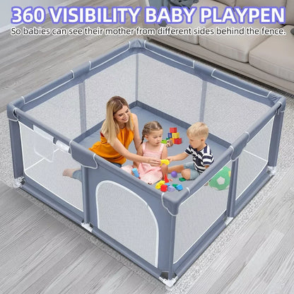 Foldable Baby Playpen for Indoor/Outdoor Safety