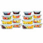 16Pcs Airtight Glass Food Storage Containers Set (8 Bowls & 8 Lids) Leakproof Meal Prep, Microwave Oven Safe, Kitchen Accessories Refrigerator Organizer for Salad Bento