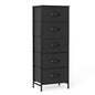48IN Dresser With 5 Fabric Drawers, Steel Frame