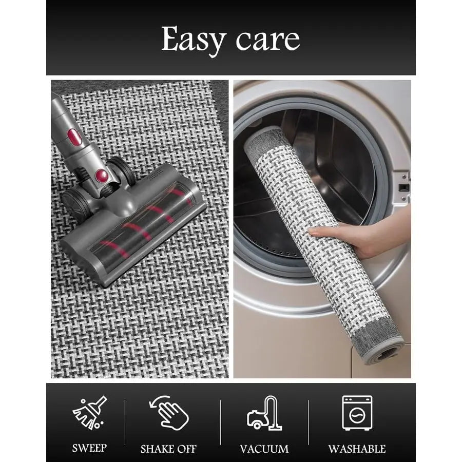 Washable Non Slip Absorbent Kitchen Rugs Sets of 2 Extra Large 2.5x6 20x32