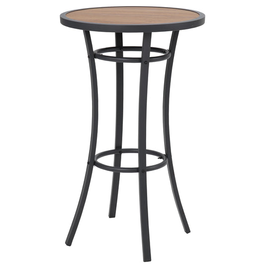 Outdoor Bar Height Bistro Table, 40-Inch Patio Bar Table for Bistro Dining