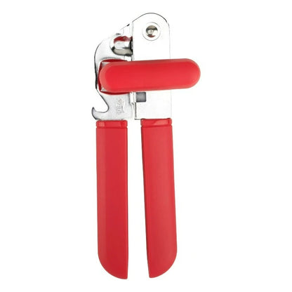 Manual Stainless Steel Can Opener with Chrome Finish
