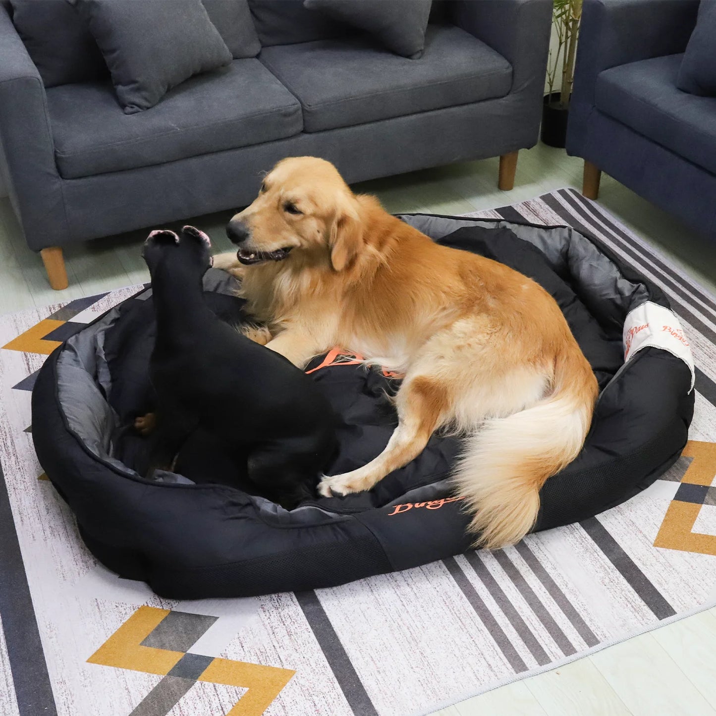 XXL XL Large Orthopedic Sofa Dog Bed, Waterproof, Washable Removable Cushion