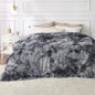 King Size Soft Fluffy Blanket for Bed, Faux Fur Fuzzy Minky Couture, Warm Winter Blanket