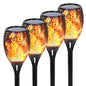 4//8/12/16PCS Solar Flickering Flame Torch Lights (43 inch 96 )LED Waterproof for Landscape Garden Pathway