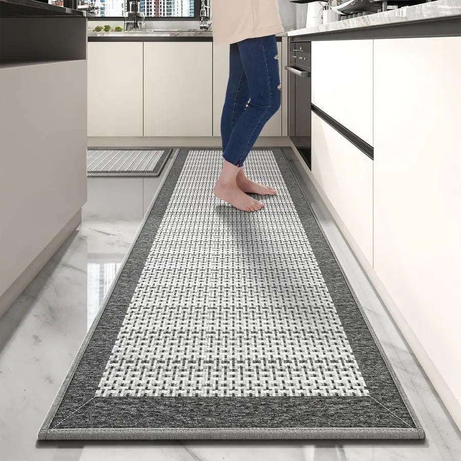 Washable Non Slip Absorbent Kitchen Rugs Sets of 2 Extra Large 2.5x6 20x32