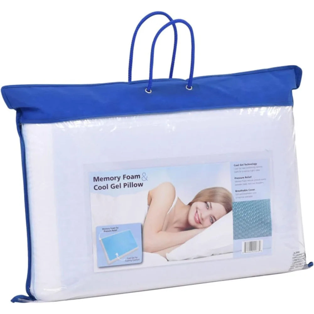 Cooling Pillow for Sleeping, Standard Size, Memory Foam or Hot Sleepers