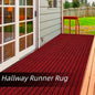 1pc (1800G/Square Meter) Runner with Rubber Backing, Non-Slip, Washable, Indoor And Outdoor