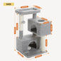 Large Cat Tree for Indoor Cats, Multi-Level Tower with Spacious Condos, Sisal Scratching Pad