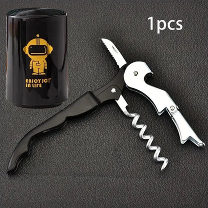1-Pack Easy Grip Opener - New Year's Eve Party Prep for Bottles and Jars in Silver Finish