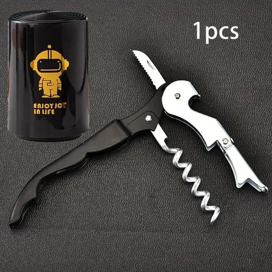 1-Pack Easy Grip Opener - New Year's Eve Party Prep for Bottles and Jars in Silver Finish