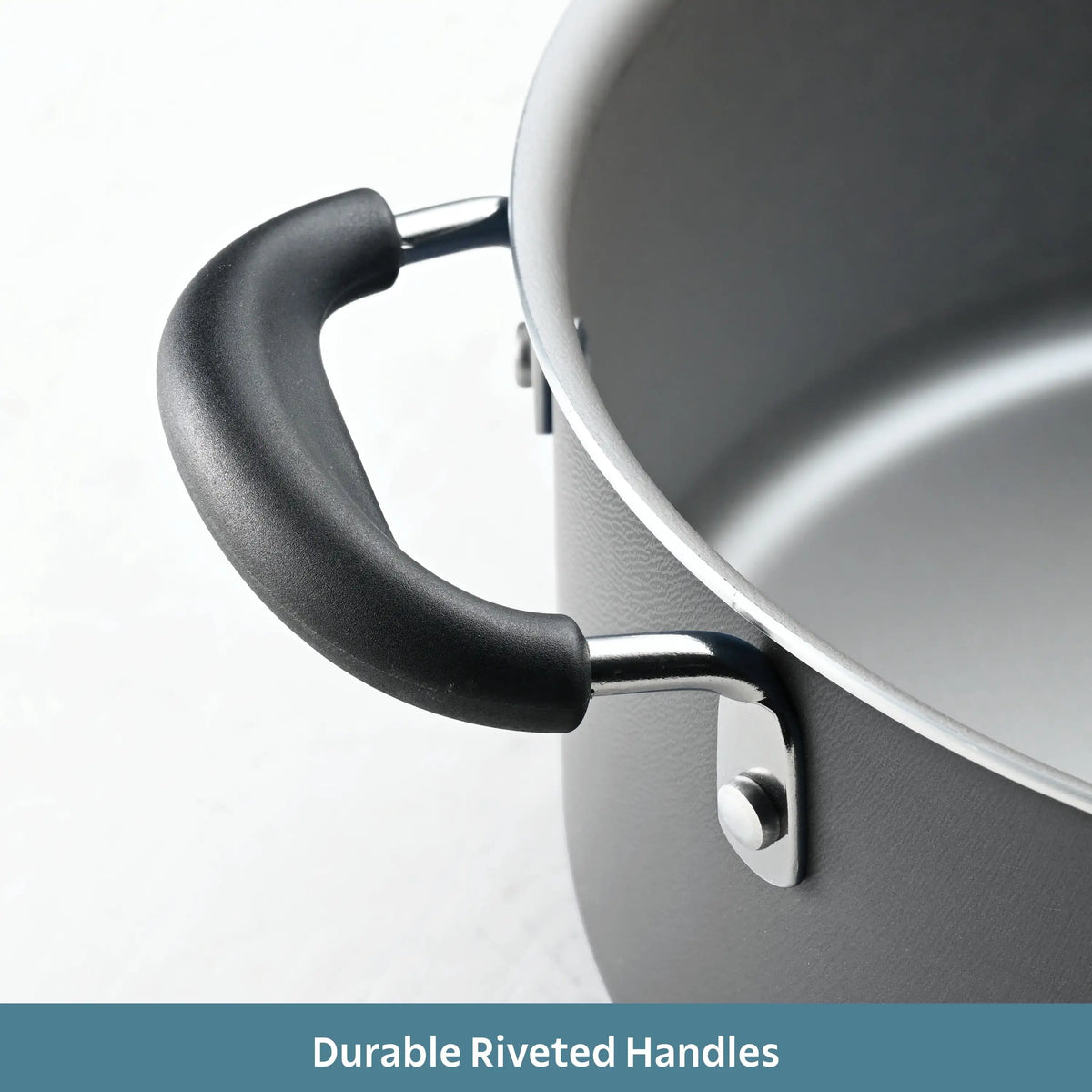 18-Piece Nonstick Cookware Set, Asphalt