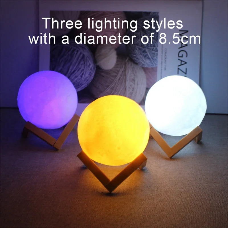 LED Moon Galaxy Light, Moon Night Light