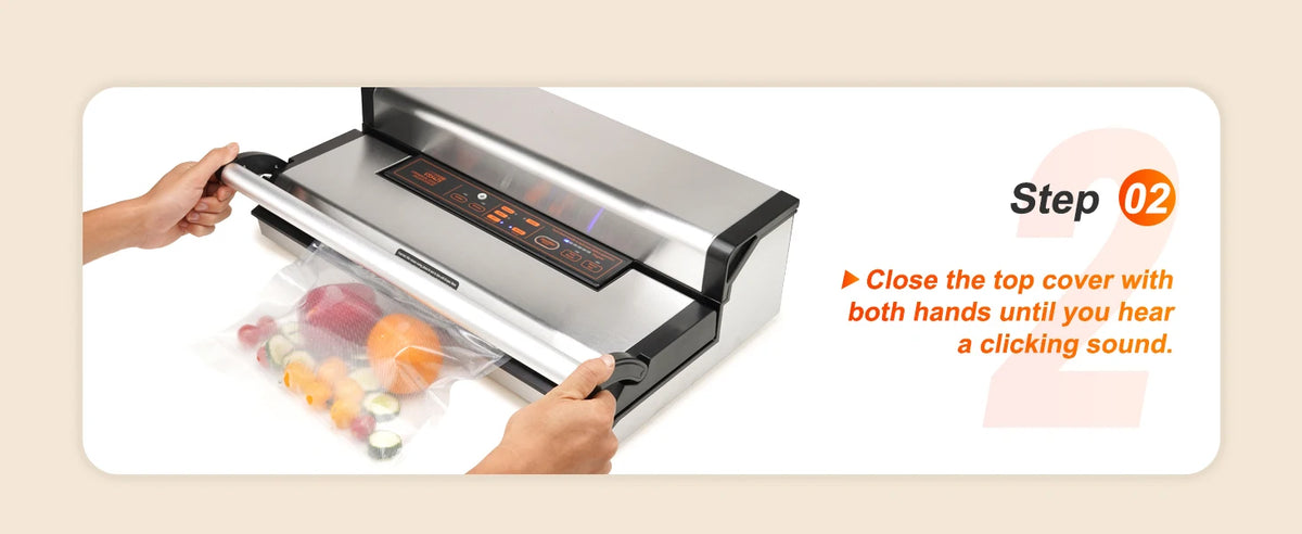 Commercial Vacuum Sealer Machine, Multifunction Automatic Food Packaging with Bag Roll Storage, Cutter for Home Kitchen
