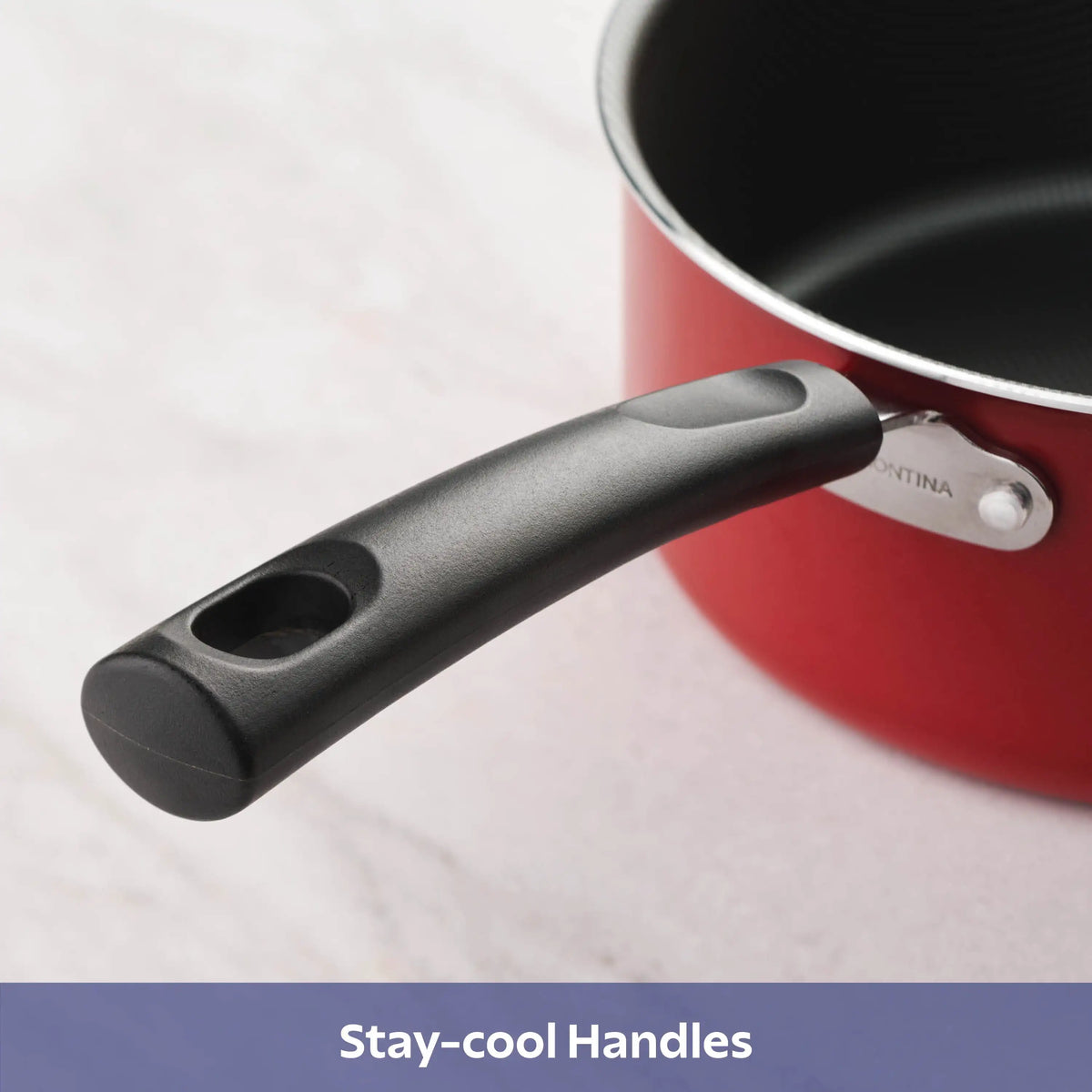 18-Piece Nonstick Cookware Set, Asphalt