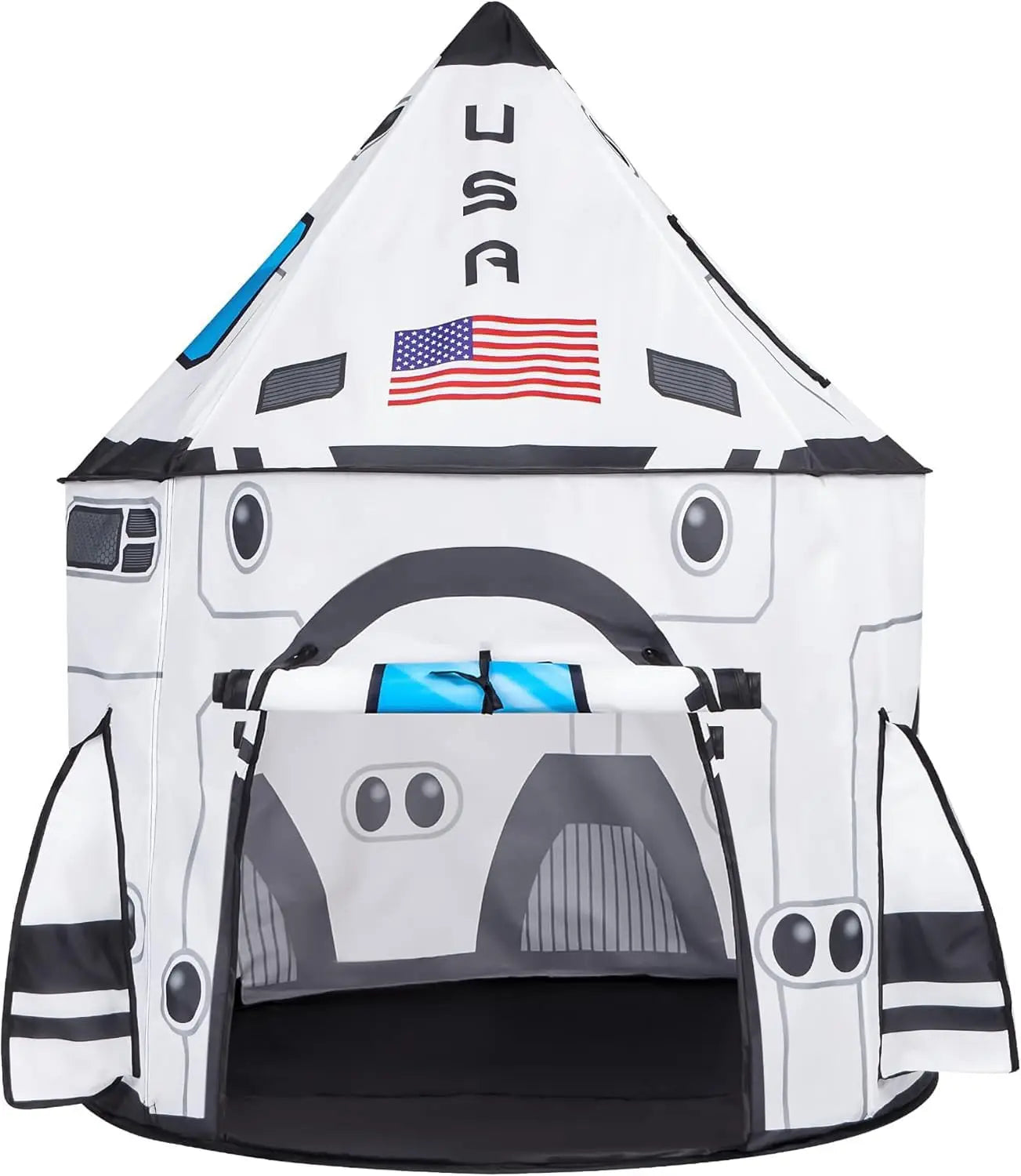 Spaceship Pop up Play Tent for Kids, Indoor Outdoor Playhouse