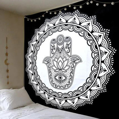 Polyester Mandala Print Tapestry Wall Hanging