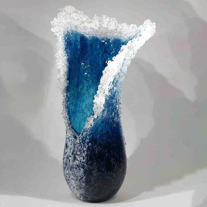 Sea Wave Resin Vase