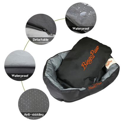 XXL XL Large Orthopedic Sofa Dog Bed, Waterproof, Washable Removable Cushion